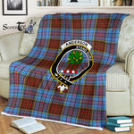 Anderson Tartan Blanket Plaid Blanket Anderson Modern Clan Crest Badge Tartan Blanket - Scotstee Shop
