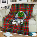Anderson Tartan Blanket Plaid Blanket Anderson Of Arbrake Clan Badge Tartan Blanket - Scotstee Shop