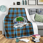 Scotstee Shop Tartan Plaid Blanket Anderson Clan Badge Scottish Tartan Plaid Sherpa Blanket, Tartan Blanket, Plaid Blanket, Scottish Blanket, Gift Christmas Blanket, Christmas Blanket, Mother Day Gift, Father Day Gift
