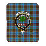 Scotstee Shop Tartan Plaid Blanket Anderson Clan Crest Badge Scottish Tartan Plaid Sherpa Blanket