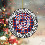 Anstruther Clan Tartan Crest Badge Plaid Ornament Gift. Christmas Tree Ornament Anstruther Clan Tartan Ornament Great Christmas Ornaments Gift - Scotstee Shop