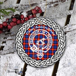 Anstruther Clan Tartan Crest Badge Plaid Ornament Gift. Christmas Tree Ornament Anstruther Clan Tartan Ornament Great Christmas Ornaments Gift - Scotstee Shop