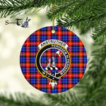 Anstruther Scottish Clan Badge Plaid Ornament Gift. Christmas Tree Ornament Anstruther Clan Tartan Ornament Great Christmas Ornaments Gift - Scotstee Shop