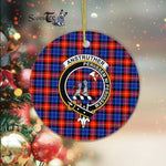Anstruther Scottish Clan Badge Plaid Ornament Gift. Christmas Tree Ornament Anstruther Clan Tartan Ornament Great Christmas Ornaments Gift - Scotstee Shop