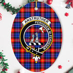 Anstruther Scottish Clan Plaid Ornament Gift. Christmas Tree Ornament Anstruther Clan Tartan Ornament,  ceramic ornament, personalized christmas ornaments, christmas tree ornaments, christmas door decorations, Plaid Ornament, Tartan Ceramic Ornament