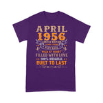 April 1956 Shirt 65 Years Old 65th Birthday Gifts Birthday Shirt 65th Birthday Shirt - Scotstee Shop
