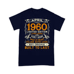April 1960 60 Years Old 60th Birthday Gifts Birthday Shirt - Scotstee Shop