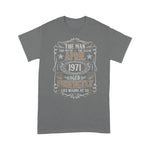 April 1971 Man Myth Legend 50th Birthday 50 Years Old Birthday Shirt For 50th Birthday Shirt mens vintage 1971 t shirt - Scotstee Shop