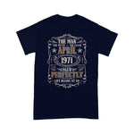 April 1971 Man Myth Legend 50th Birthday 50 Years Old Birthday Shirt For 50th Birthday Shirt mens vintage 1971 t shirt - Scotstee Shop