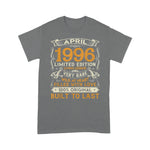 April 1996 Vintage 25 Years Old 25th Birthday Gift Family Birthday Shirt - Scotstee Shop