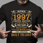 April 1997 Birthday 24 Years Old 24th Birthday Shirt - Scotstee Shop