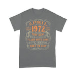 April Vintage 1972 Limited 49 Years Old 49th Birthday Shirt - Scotstee Shop
