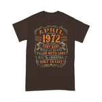 April Vintage 1972 Limited 49 Years Old 49th Birthday Shirt - Scotstee Shop