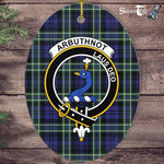 Arbuthnot Scottish Clan Plaid Ornament Gift. Christmas Tree Ornament Arbuthnot Clan Tartan Ornament,  ceramic ornament, personalized christmas ornaments, christmas tree ornaments, christmas door decorations, Plaid Ornament, Tartan Ceramic Ornament