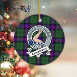 Armstrong Scottish Clan Badge Plaid Ornament Gift. Christmas Tree Ornament Armstrong Clan Tartan Ornament Great Christmas Ornaments Gift - Scotstee Shop