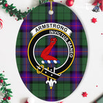 Armstrong Scottish Clan Plaid Ornament Gift. Christmas Tree Ornament Armstrong Clan Tartan Ornament,  ceramic ornament, personalized christmas ornaments, christmas tree ornaments, christmas door decorations, Plaid Ornament, Tartan Ceramic Ornament