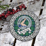 Armstrong Scottish Clan Tartan Crest Badge Plaid Ornament Gift. Christmas Tree Ornament Armstrong Clan Tartan Ornament,  ceramic ornament, personalized christmas ornaments, christmas tree ornaments, christmas door decorations, Plaid Ornament, Tartan Ceramic Ornament
