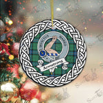 Armstrong Scottish Clan Tartan Crest Badge Plaid Ornament Gift. Christmas Tree Ornament Armstrong Clan Tartan Ornament,  ceramic ornament, personalized christmas ornaments, christmas tree ornaments, christmas door decorations, Plaid Ornament, Tartan Ceramic Ornament