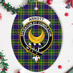 Arnott Scottish Clan Plaid Ornament Gift. Christmas Tree Ornament Arnott Clan Tartan Ornament,  ceramic ornament, personalized christmas ornaments, christmas tree ornaments, christmas door decorations, Plaid Ornament, Tartan Ceramic Ornament