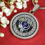Colquhoun Tartan Gold Circle Necklace,Gold Necklace,Gold Necklace For Women,Necklaces Jewelry For Women,Silver Circle Necklace,Silver Necklace,Sterling Silver Necklace,Tartan Crest Circle Necklaces,tartan jewelry necklace,tartan necklaces,tartan plaid necklace