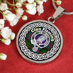 Fleming Tartan Gold Circle Necklace,Gold Necklace,Gold Necklace For Women,Necklaces Jewelry For Women,Silver Circle Necklace,Silver Necklace,Sterling Silver Necklace,Tartan Crest Circle Necklaces,tartan jewelry necklace,tartan necklaces,tartan plaid necklace