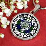 Dundas Tartan Gold Circle Necklace,Gold Necklace,Gold Necklace For Women,Necklaces Jewelry For Women,Silver Circle Necklace,Silver Necklace,Sterling Silver Necklace,Tartan Crest Circle Necklaces,tartan jewelry necklace,tartan necklaces,tartan plaid necklace