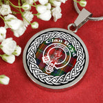 Boyd Tartan Gold Circle Necklace,Gold Necklace,Gold Necklace For Women,Necklaces Jewelry For Women,Silver Circle Necklace,Silver Necklace,Sterling Silver Necklace,Tartan Crest Circle Necklaces,tartan jewelry necklace,tartan necklaces,tartan plaid necklace