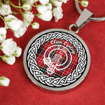 Ogiluy Tartan Gold Circle Necklace,Gold Necklace,Gold Necklace For Women,Necklaces Jewelry For Women,Silver Circle Necklace,Silver Necklace,Sterling Silver Necklace,Tartan Crest Circle Necklaces,tartan jewelry necklace,tartan necklaces,tartan plaid necklace