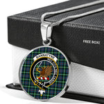 Bannatyne Clan Scotland Tartan Plaid Circle Pendant Necklace Jewelry Gift For Women,Gold Circle Necklace,Gold Necklace,Gold Necklace For Women,Necklaces Jewelry For Women,Silver Circle Necklace,Silver Necklace,Sterling Silver Necklace,Tartan Crest Circle Necklaces