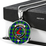 Armstrong Clan Scotland Tartan Plaid Circle Pendant Necklace Jewelry Gift For Women,Gold Circle Necklace,Gold Necklace,Gold Necklace For Women,Necklaces Jewelry For Women,Silver Circle Necklace,Silver Necklace,Sterling Silver Necklace,Tartan Crest Circle Necklaces