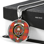 MacNab Ancient Clan Scotland Tartan Plaid Circle Pendant Necklace Jewelry Gift For Women,Gold Circle Necklace,Gold Necklace,Gold Necklace For Women,Necklaces Jewelry For Women,Silver Circle Necklace,Silver Necklace,Sterling Silver Necklace,Tartan Crest Circle Necklaces