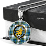 Campbell Dress Ancient Clan Scotland Tartan Plaid Circle Pendant Necklace Jewelry Gift For Women,Gold Circle Necklace,Gold Necklace,Gold Necklace For Women,Necklaces Jewelry For Women,Silver Circle Necklace,Silver Necklace,Sterling Silver Necklace,Tartan Crest Circle Necklaces