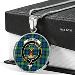Gordon Ancient Clan Scotland Tartan Plaid Circle Pendant Necklace Jewelry Gift For Women,Gold Circle Necklace,Gold Necklace,Gold Necklace For Women,Necklaces Jewelry For Women,Silver Circle Necklace,Silver Necklace,Sterling Silver Necklace,Tartan Crest Circle Necklaces