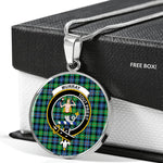 Murray Dysart Of Athole Ancient Clan Scotland Tartan Plaid Circle Pendant Necklace Jewelry Gift For Women,Gold Circle Necklace,Gold Necklace,Gold Necklace For Women,Necklaces Jewelry For Women,Silver Circle Necklace,Silver Necklace,Sterling Silver Necklace,Tartan Crest Circle Necklaces