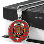 Binning Clan Scotland Tartan Plaid Circle Pendant Necklace Jewelry Gift For Women,Gold Circle Necklace,Gold Necklace,Gold Necklace For Women,Necklaces Jewelry For Women,Silver Circle Necklace,Silver Necklace,Sterling Silver Necklace,Tartan Crest Circle Necklaces