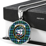 Galbraith Ancient Clan Scotland Tartan Plaid Circle Pendant Necklace Jewelry Gift For Women,Gold Circle Necklace,Gold Necklace,Gold Necklace For Women,Necklaces Jewelry For Women,Silver Circle Necklace,Silver Necklace,Sterling Silver Necklace,Tartan Crest Circle Necklaces