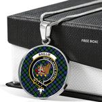 Baillie Hunting Clan Scotland Tartan Plaid Circle Pendant Necklace Jewelry Gift For Women,Gold Circle Necklace,Gold Necklace,Gold Necklace For Women,Necklaces Jewelry For Women,Silver Circle Necklace,Silver Necklace,Sterling Silver Necklace,Tartan Crest Circle Necklaces
