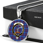 Elliot Clan Scotland Tartan Plaid Circle Pendant Necklace Jewelry Gift For Women,Gold Circle Necklace,Gold Necklace,Gold Necklace For Women,Necklaces Jewelry For Women,Silver Circle Necklace,Silver Necklace,Sterling Silver Necklace,Tartan Crest Circle Necklaces