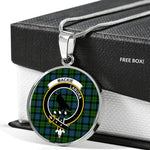 MacKie Clan Scotland Tartan Plaid Circle Pendant Necklace Jewelry Gift For Women,Gold Circle Necklace,Gold Necklace,Gold Necklace For Women,Necklaces Jewelry For Women,Silver Circle Necklace,Silver Necklace,Sterling Silver Necklace,Tartan Crest Circle Necklaces