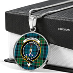 Kirkpatrick Clan Scotland Tartan Plaid Circle Pendant Necklace Jewelry Gift For Women,Gold Circle Necklace,Gold Necklace,Gold Necklace For Women,Necklaces Jewelry For Women,Silver Circle Necklace,Silver Necklace,Sterling Silver Necklace,Tartan Crest Circle Necklaces