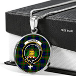 Dundas Clan Scotland Tartan Plaid Circle Pendant Necklace Jewelry Gift For Women,Gold Circle Necklace,Gold Necklace,Gold Necklace For Women,Necklaces Jewelry For Women,Silver Circle Necklace,Silver Necklace,Sterling Silver Necklace,Tartan Crest Circle Necklaces
