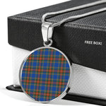 MacBeth Ancient Clan Scotland Tartan Plaid Circle Pendant Necklace Jewelry Gift For Women,Gold Circle Necklace,Gold Necklace,Gold Necklace For Women,Necklaces Jewelry For Women,Silver Circle Necklace,Silver Necklace,Sterling Silver Necklace,Tartan Crest Circle Necklaces