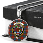 Fraser Ancient Clan Scotland Tartan Plaid Circle Pendant Necklace Jewelry Gift For Women,Gold Circle Necklace,Gold Necklace,Gold Necklace For Women,Necklaces Jewelry For Women,Silver Circle Necklace,Silver Necklace,Sterling Silver Necklace,Tartan Crest Circle Necklaces