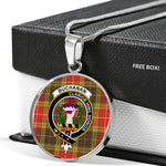 Buchanan Old Set Weathered Clan Scotland Tartan Plaid Circle Pendant Necklace Jewelry Gift For Women,Gold Circle Necklace,Gold Necklace,Gold Necklace For Women,Necklaces Jewelry For Women,Silver Circle Necklace,Silver Necklace,Sterling Silver Necklace,Tartan Crest Circle Necklaces