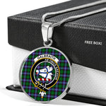 Galbraith Clan Scotland Tartan Plaid Circle Pendant Necklace Jewelry Gift For Women,Gold Circle Necklace,Gold Necklace,Gold Necklace For Women,Necklaces Jewelry For Women,Silver Circle Necklace,Silver Necklace,Sterling Silver Necklace,Tartan Crest Circle Necklaces