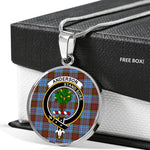 Anderson Modern Clan Scotland Tartan Plaid Circle Pendant Necklace Jewelry Gift For Women,Gold Circle Necklace,Gold Necklace,Gold Necklace For Women,Necklaces Jewelry For Women,Silver Circle Necklace,Silver Necklace,Sterling Silver Necklace,Tartan Crest Circle Necklaces