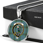 MacInnes Ancient Clan Scotland Tartan Plaid Circle Pendant Necklace Jewelry Gift For Women,Gold Circle Necklace,Gold Necklace,Gold Necklace For Women,Necklaces Jewelry For Women,Silver Circle Necklace,Silver Necklace,Sterling Silver Necklace,Tartan Crest Circle Necklaces