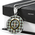 Bell Clan Scotland Tartan Plaid Circle Pendant Necklace Jewelry Gift For Women,Gold Circle Necklace,Gold Necklace,Gold Necklace For Women,Necklaces Jewelry For Women,Silver Circle Necklace,Silver Necklace,Sterling Silver Necklace,Tartan Crest Circle Necklaces