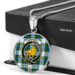 Campbell Dress Clan Scotland Tartan Plaid Circle Pendant Necklace Jewelry Gift For Women,Gold Circle Necklace,Gold Necklace,Gold Necklace For Women,Necklaces Jewelry For Women,Silver Circle Necklace,Silver Necklace,Sterling Silver Necklace,Tartan Crest Circle Necklaces