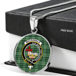 MacDonald Clan Donald Lord Of The Isles Hunting Clan Scotland Tartan Plaid Circle Pendant Necklace Jewelry Gift For Women,Gold Circle Necklace,Gold Necklace,Gold Necklace For Women,Necklaces Jewelry For Women,Silver Circle Necklace,Silver Necklace,Sterling Silver Necklace,Tartan Crest Circle Necklaces
